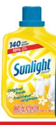 Walmart Sunlight 5.6 l or purex 6 l laundry detergent offer