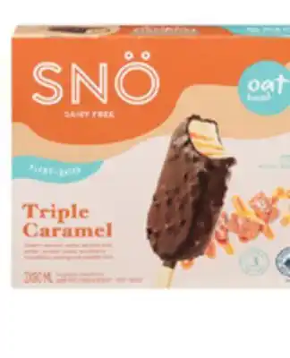 Walmart Snö dairy free frozen dessert tubs or novelties offer
