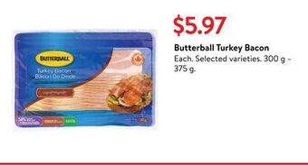 Walmart Butterball turkey bacon offer