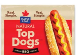 Walmart Maple leaf® natural top dogs™ wieners offer