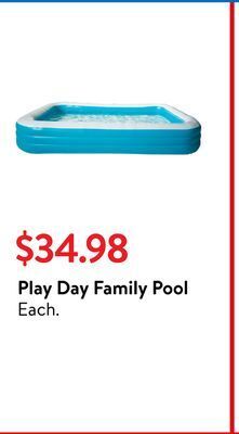 Walmart Play day family pool offer