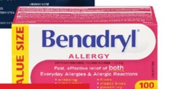 Walmart Benadryl allergy relief offer