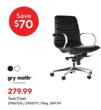 Staples Gry mattr task chair offer