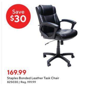 Staples Staples bonded leather task chair offer