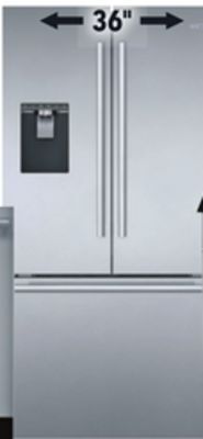 Lowe's Bosch 21.6 cu.ft. refrigerator offer
