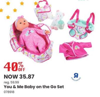Toys R us You & me - baby on the go offer