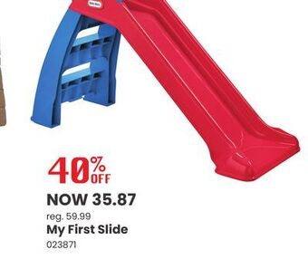 Toys R us Little tikes my first slide offer