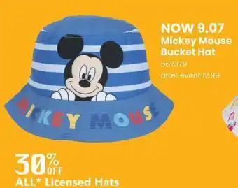 Toys R us Mickey mouse bucket hat offer