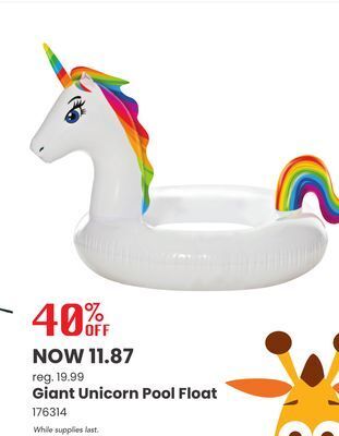 Toys R us Giant unicorn pool float offer