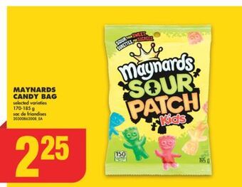 No Frills Maynards candy bag 170-185 g offer