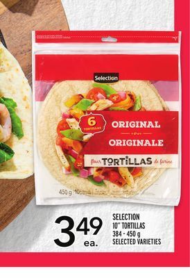 Metro Selection 10 tortillas offer