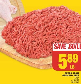 No Frills Extra lean ground beef offer