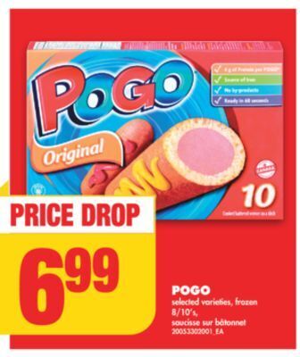 No Frills Pogo, 8/10's offer