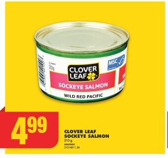 No Frills Clover leaf sockeye salmon, 213 g offer