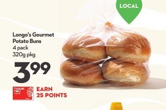 Longo's Longo's gourmet potato buns offer