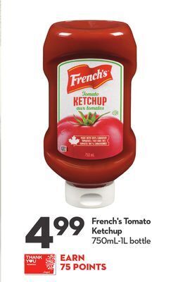 Longo's French's tomato ketchup offer