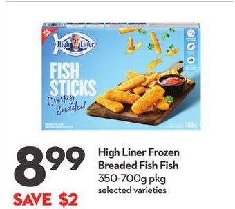 Longo's High liner frozen breaded fish fish offer