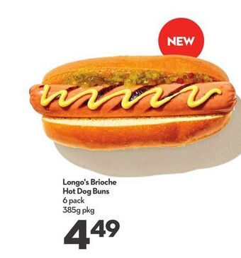 Longo's Longo's brioche hot dog buns offer