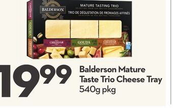 Longo's Balderson mature taste trio cheese tray offer