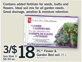 Fortinos Pc® flower & garden bed soil, 25 l offer