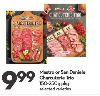 Longo's Mastro or san daniele charcuterie trio offer