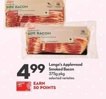 Longo's Longo's applewood smoked bacon offer