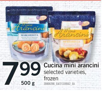 Fortinos Cucina mini arancini, 500 g offer