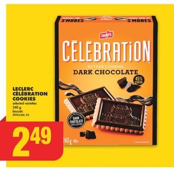 No Frills Leclerc célébration cookies, 240 g offer