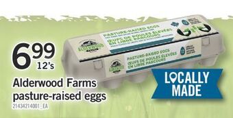 Fortinos Alderwood farms pasture-raised eggs, 12's offer