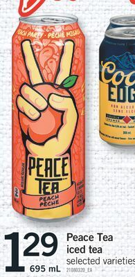 Fortinos Peace tea iced tea, 695 ml offer