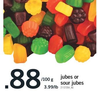 Fortinos Jubes or sour jubes offer