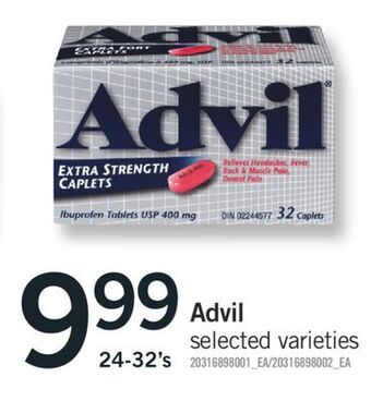 Fortinos Advil, 24-32's offer