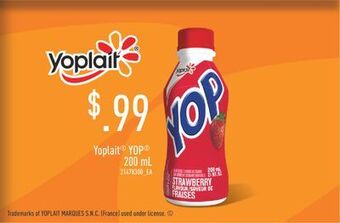 Fortinos Yoplait® yop®, 200 ml offer