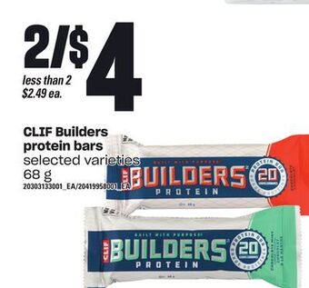 Loblaws Clif builders protein bars, 68 g offer