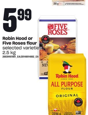Loblaws Robin hood or five roses flour offer