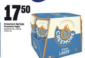 Loblaws Creemore springs premium lager, 6x473 ml cans offer