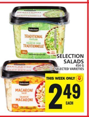 Food Basics Selection salads offer