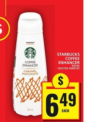 Food Basics Starbucks coffee enhancer offer