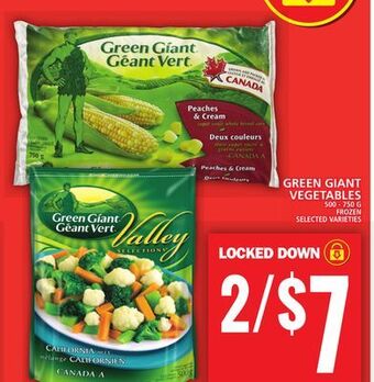 Food Basics Green giant vegetables offer