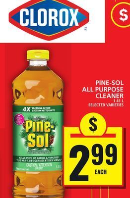 Food Basics Pine-sol all purpose cleaner offer