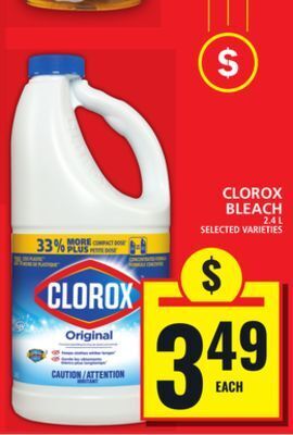Food Basics Clorox bleach offer