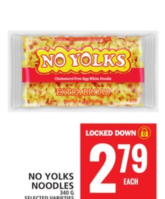 Food Basics No yolks noodles offer