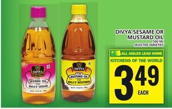 Food Basics Divya sesame or mustard oil offer