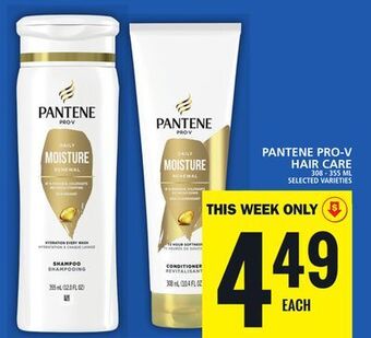 Food Basics Pantene pro-v hair care offer