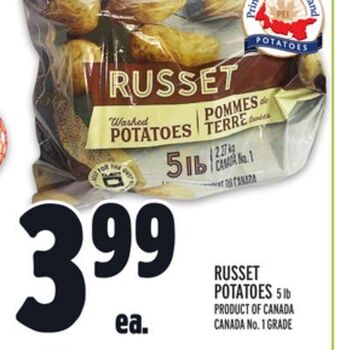 Metro Russet potatoes offer