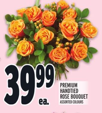 Metro Premium handtied rose bouquet offer