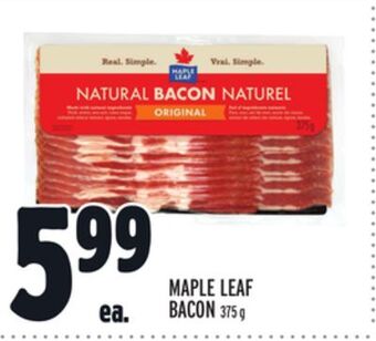 Metro Maple leaf bacon offer