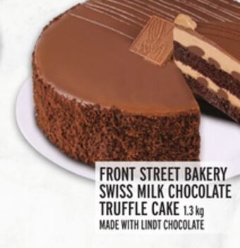 Metro Front street bakery swiss milk chocolate truffle cake offer