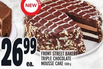 Metro Front street bakery triple chocolate mousse cake offer