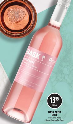 Metro Bask crisp rosé offer